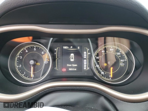 2017 Jeep Cherokee Sport with VIN 1C4PJMAB0HW657229, listed as a Copart auction lot 84675084 with 56,510 mi miles and Salvage Title. Bid and sale history available at carsss.com. Image 9.