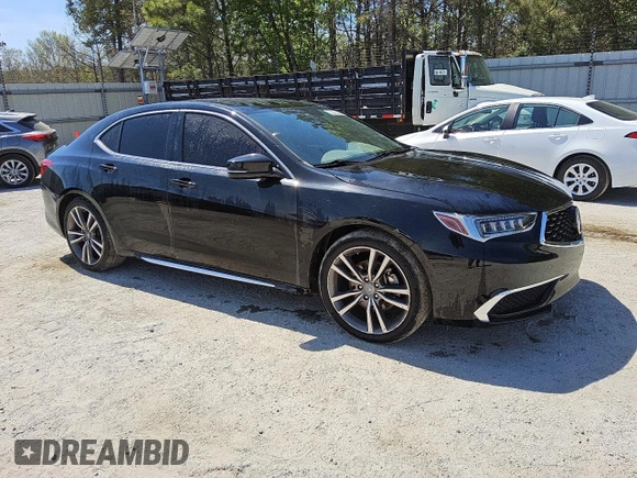 2020 Acura TLX w/Technology Pkg with VIN 19UUB2F4XLA005126, listed as a Copart auction lot 48730125 with 110,556 mi miles and Clean Title. Bid and sale history available at carsss.com. Image 4.