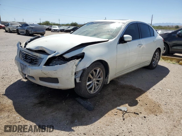 2008 Infiniti G35 Journey with VIN JNKBV61E78M226515, listed as a Copart auction lot 72430374 with 138,241 mi miles and Salvage Title. Bid and sale history available at DreamBid. Image 1.