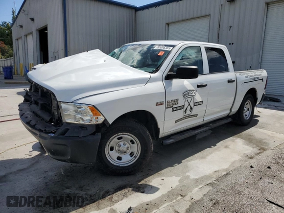2020 Ram 1500 Tradesman with VIN 3C6RR7KT9LG131951, listed as a Copart auction lot 55006365 with 107,528 mi miles and Non repairable. Bid and sale history available at DreamBid. Image 1.
