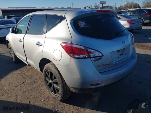 2012 Nissan Murano S with VIN JN8AZ1MU6CW114538, listed as a IAAI auction lot 41260700 with 211,610 mi miles. Bid and sale history available at carsss.com. Image 3.