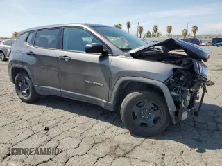 2018 Jeep Compass Sport with VIN 3C4NJCAB3JT194368, listed as a Copart auction lot 54204525 with 108,364 mi miles and Salvage title. Bid and sale history available at DreamBid. Image 4.