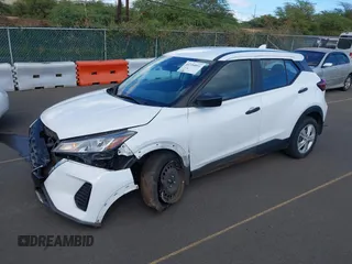 2021 Nissan Kicks S with VIN 3N1CP5BV9ML542188, listed as a IAAI auction lot 41334911 with 41,300 mi miles and . Bid and sale history available at DreamBid. Image 18.