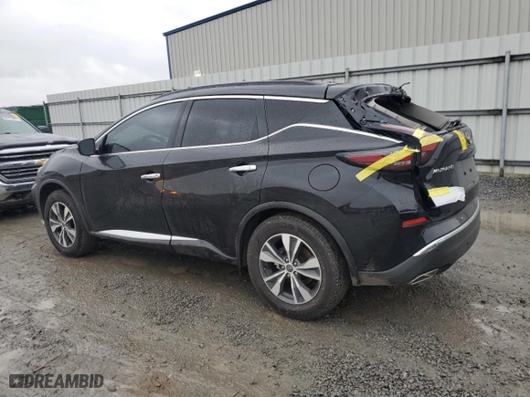 2024 Nissan Murano SV with VIN 5N1AZ2BJ0RC115846, listed as a Copart auction lot 84375334 with 8,086 mi miles and Non Repairable. Bid and sale history available at carsss.com. Image 2.