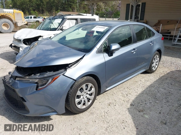 2022 Toyota Corolla LE with VIN JTDEPMAE2NJ214265, listed as a IAAI auction lot 41944088 with 32,562 mi miles and . Bid and sale history available at DreamBid. Image 17.
