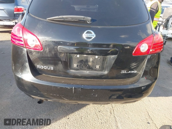 2009 Nissan Rogue S with VIN JN8AS58VX9W193039, listed as a IAAI auction lot 41556451 with 132,814 mi miles and . Bid and sale history available at DreamBid. Image 6.