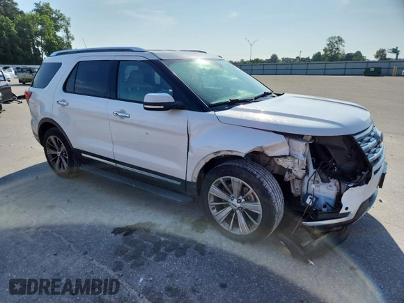 2018 Ford Explorer Limited with VIN 1FM5K7FH5JGA76324, listed as a Copart auction lot 60721195 with 205,423 mi miles and Salvage title. Bid and sale history available at DreamBid. Image 4.