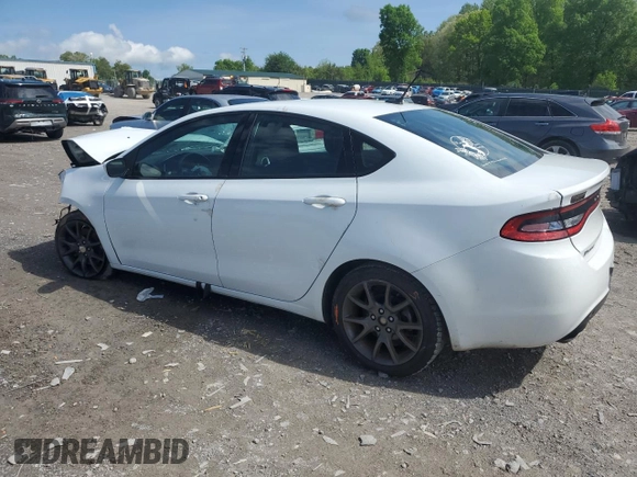2015 Dodge Dart SXT z VIN 1C3CDFBB8FD404026, wystawiony jako Copart lot #53782285 z przebiegiem 110 509 mil mil oraz Szkody całkowita. Historia ofert i sprzedaży dostępna na DreamBid. Obrazek 2.