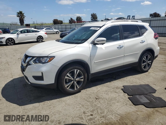 2019 Nissan Rogue SV with VIN JN8AT2MT4KW258912, listed as a Copart auction lot 50789385 with 76,068 mi miles and Salvage Title. Bid and sale history available at carsss.com. Image 1.