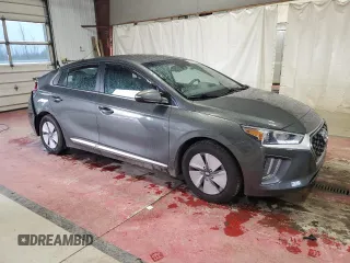 2021 Hyundai Ioniq SE z VIN KMHC75LC9MU258183, wystawiony jako Copart lot #55241505 z przebiegiem 93 854 mil mil oraz Szkody całkowita. Historia ofert i sprzedaży dostępna na DreamBid. Obrazek 4.