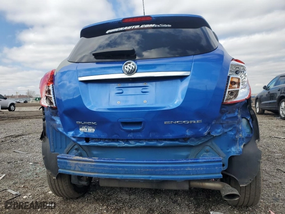 2015 Buick Encore with VIN KL4CJASB2FB115334, listed as a Copart auction lot 50948685 with 101,421 mi miles and Salvage Title. Bid and sale history available at carsss.com. Image 6.