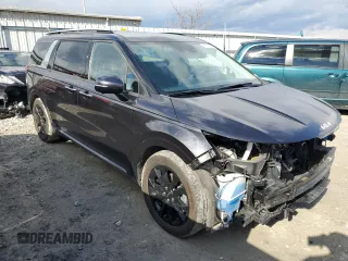 2022 Kia Carnival SX Prestige with VIN KNDNE5H3XN6071780, listed as a Copart auction lot 46514005 with 70,974 mi miles and Salvage Title. Bid and sale history available at DreamBid. Image 4.