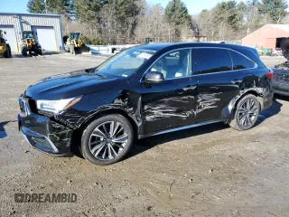 2020 Acura MDX w/Technology Pkg with VIN 5J8YD4H55LL022045, listed as a Copart auction lot 47064515 with 51,252 mi miles and Salvage Title. Bid and sale history available at carsss.com. Image 1.