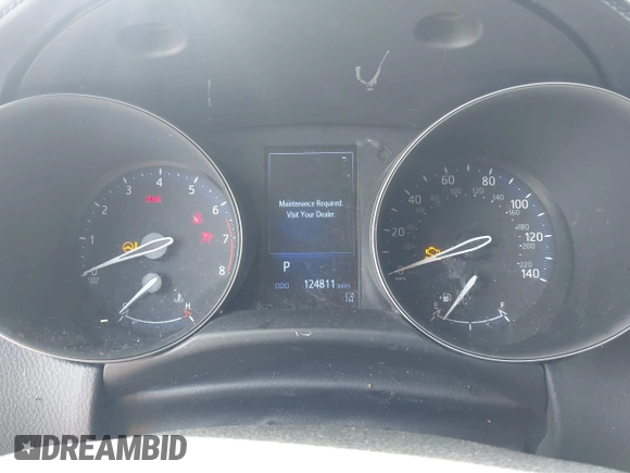 2018 Toyota C-HR XLE with VIN NMTKHMBX0JR008423, listed as a IAAI auction lot 42091445 with 124,811 mi miles. Bid and sale history available at carsss.com. Image 7.