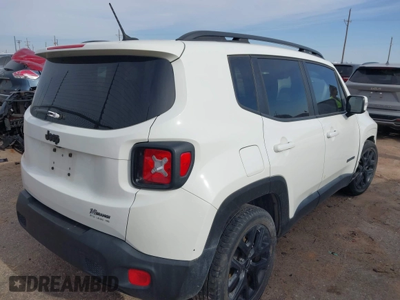 2017 Jeep Renegade Altitude with VIN ZACCJABHXHPG42119, listed as a IAAI auction lot 42248279 with 76,326 mi miles and . Bid and sale history available at DreamBid. Image 4.
