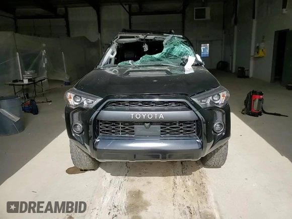 2023 Toyota 4Runner TRD Pro with VIN JTELU5JR8P6176034, listed as a Copart auction lot 49822735 with 25,843 mi miles and Salvage title. Bid and sale history available at DreamBid. Image 10.