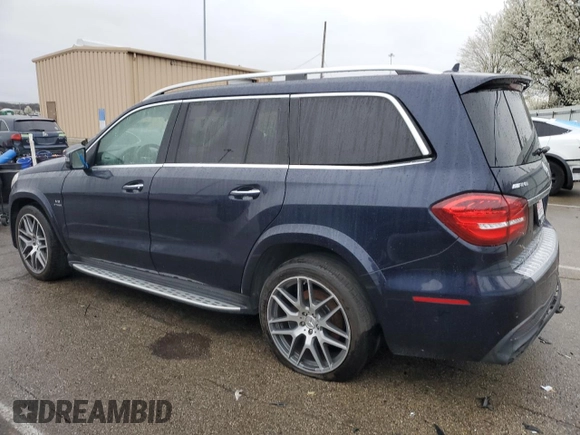 2019 Mercedes-Benz GLS 63 AMG with VIN 4JGDF7FE3KB188446, listed as a Copart auction lot 50569105 with 117,314 mi miles and Clean title. Bid and sale history available at DreamBid. Image 2.