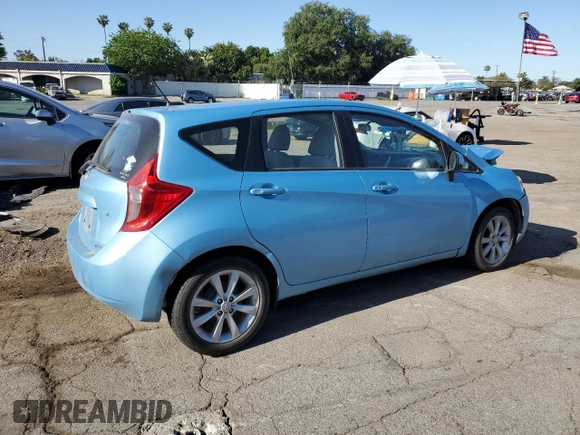 2014 Nissan Note S Plus z VIN 3N1CE2CP3EL361366, wystawiony jako Copart lot #56999725 z przebiegiem Nie podano mil oraz Szkoda całkowita • Salvage title. Historia ofert i sprzedaży dostępna na DreamBid. Obrazek 3.