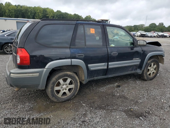 2005 Isuzu Ascender S z VIN 4NUDT13S452703239, wystawiony jako Copart lot #72991774 z przebiegiem Nie podano mil oraz Szkody całkowita. Historia ofert i sprzedaży dostępna na DreamBid. Obrazek 3.