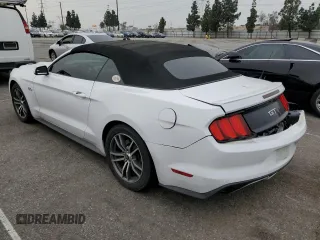 2016 Ford Mustang GT Premium with VIN 1FATP8FF1G5333992, listed as a Copart auction lot 47896715 with 89,661 mi miles and Salvage title. Bid and sale history available at DreamBid. Image 2.