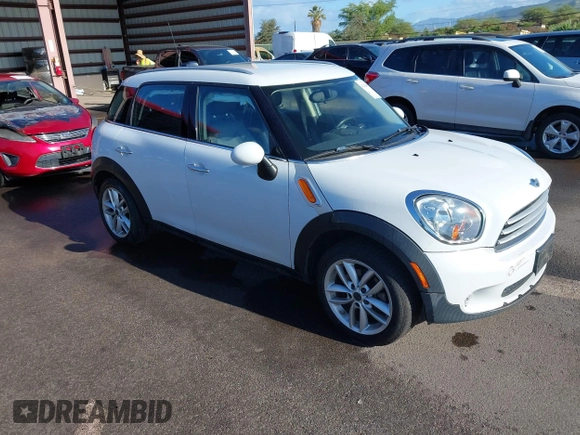 2013 MINI Countryman with VIN WMWZB3C52DWR35806, listed as a IAAI auction lot 42184010 with 93,380 mi miles and . Bid and sale history available at DreamBid. Image 1.