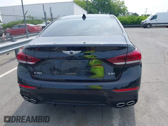 2018 Genesis G80 Sport with VIN KMHGN4JB5JU241632, listed as a IAAI auction lot 42093142 with 102,090 mi miles and . Bid and sale history available at DreamBid. Image 16.