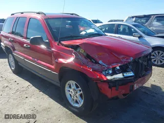 2004 Jeep Grand Cherokee Laredo with VIN 1J4GX48S64C401347, listed as a IAAI auction lot 41491111 with 189,436 mi miles. Bid and sale history available at carsss.com. Image 1.
