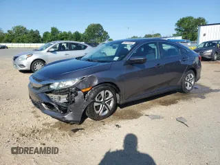 2016 Honda Civic Sedan LX with VIN 19XFC2F59GE000676, listed as a Copart auction lot 52915665 with 52,891 mi miles and Salvage Title. Bid and sale history available at carsss.com. Image 1.