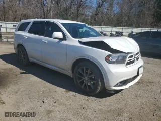 2017 Dodge Durango GT with VIN 1C4RDHDG4HC814101, listed as a Copart auction lot 48484595 with 215,125 mi miles and Salvage Title. Bid and sale history available at carsss.com. Image 4.