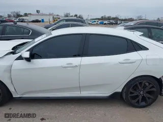 2017 Honda Civic Hatchback Sport with VIN SHHFK7H42HU222538, listed as a IAAI auction lot 41613076 with 66,175 mi miles. Bid and sale history available at carsss.com. Image 14.