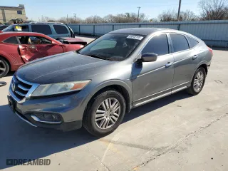 2013 Honda Crosstour EX-L with VIN 5J6TF3H58DL002574, listed as a Copart auction lot 88846195 with 155,488 mi miles and Salvage Title. Bid and sale history available at carsss.com. Image 1.