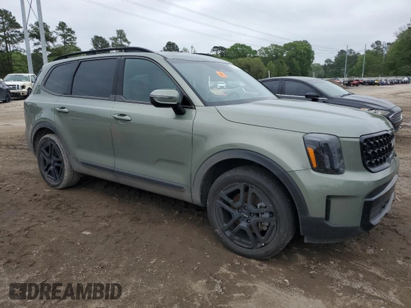 2024 Kia Telluride EX X-Line z VIN 5XYP3DGC2RG534931, wystawiony jako Copart lot #51492545 z przebiegiem 12 340 mil mil oraz Szkody całkowita. Historia ofert i sprzedaży dostępna na DreamBid. Obrazek 4.
