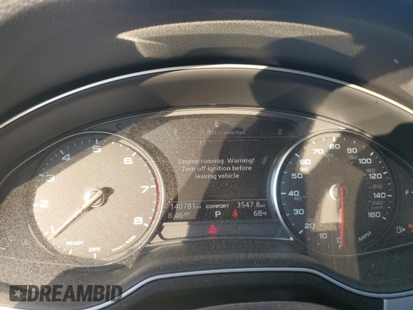 2018 Audi Q7 Premium with VIN WA1AHAF79JD029122, listed as a Copart auction lot 75455624 with 140,781 mi miles and Salvage title. Bid and sale history available at DreamBid. Image 9.