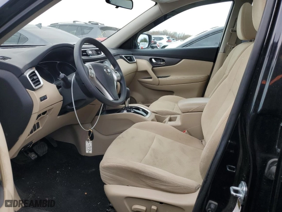 2016 Nissan Rogue SV with VIN 5N1AT2MT2GC823870, listed as a Copart auction lot 50591565 with 84,694 mi miles and Salvage Title. Bid and sale history available at carsss.com. Image 7.