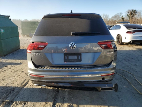 2019 Volkswagen Tiguan SEL Premium with VIN 3VV4B7AX5KM157802, listed as a Copart auction lot 41542975 with 53,377 mi miles and Salvage Title. Bid and sale history available at carsss.com. Image 6.