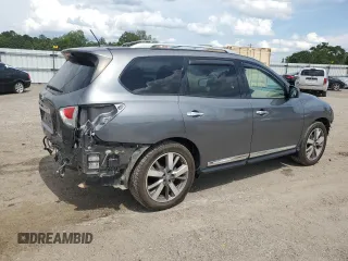 2015 Nissan Pathfinder SL with VIN 5N1AR2MN4FC641165, listed as a Copart auction lot 58033095 with 126,494 mi miles and Salvage title. Bid and sale history available at DreamBid. Image 3.
