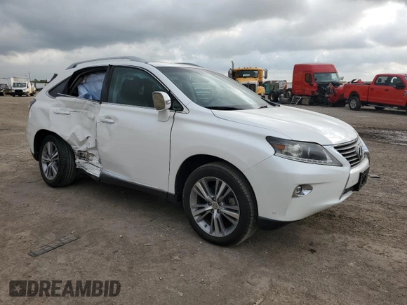 2015 Lexus RX 350 with VIN 2T2ZK1BA6FC194153, listed as a Copart auction lot 55040365 with 30,838 mi miles and Salvage Title. Bid and sale history available at carsss.com. Image 4.