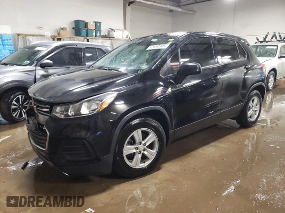 2020 Chevrolet Trax LS with VIN 3GNCJKSB8LL166639, listed as a Copart auction lot 42690945 with 81,254 mi miles and Salvage Title. Bid and sale history available at carsss.com. Image 1.