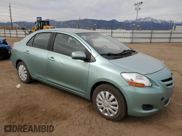 2008 Toyota Yaris with VIN JTDBT923184029555, listed as a Copart auction lot 50807755 with 98,072 mi miles and Salvage Title. Bid and sale history available at DreamBid. Image 4.