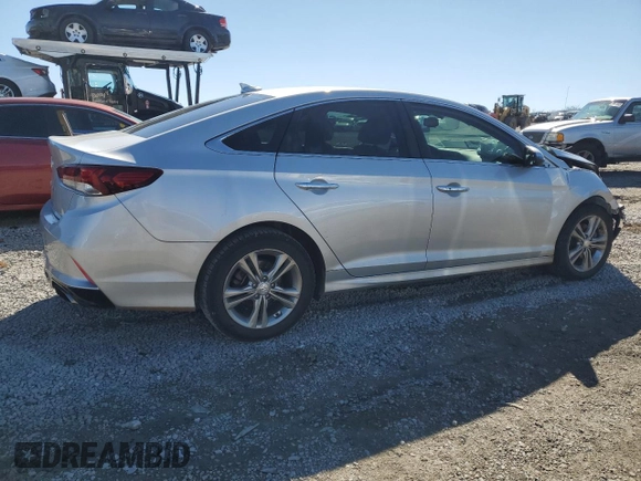 2019 Hyundai Sonata SEL with VIN 5NPE34AF4KH749655, listed as a Copart auction lot 47893025 with 101,091 mi miles and Salvage Title. Bid and sale history available at DreamBid. Image 3.