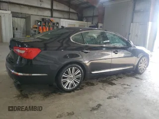 2014 Kia Cadenza Premium with VIN KNALN4D79E5156140, listed as a Copart auction lot 69282604 with 127,626 mi miles and Clean Title. Bid and sale history available at carsss.com. Image 3.