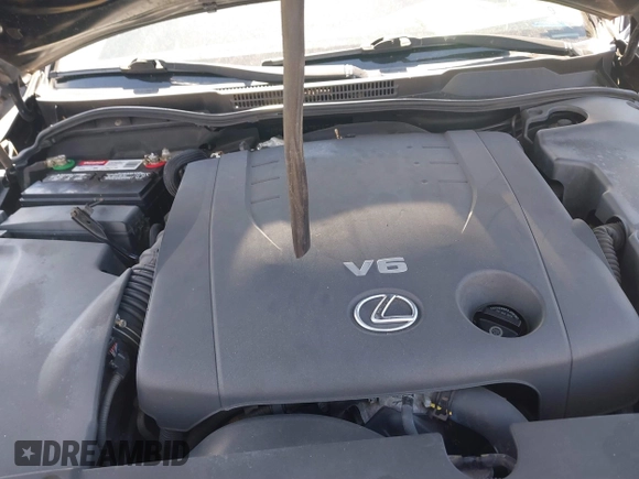 2007 Lexus IS 250 with VIN JTHBK262475047499, listed as a IAAI auction lot 41870608 with 66,114 mi miles. Bid and sale history available at carsss.com. Image 10.