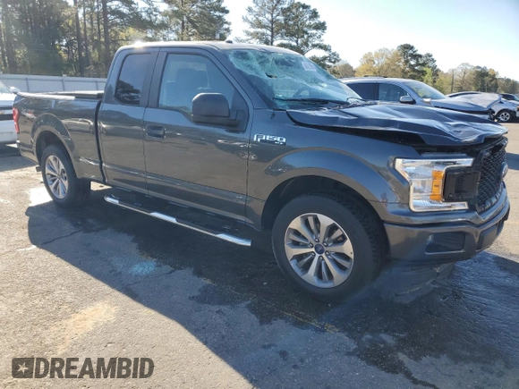 2018 Ford F-150 XL with VIN 1FTEX1CPXJFB21939, listed as a Copart auction lot 49422395 with 58,111 mi miles and Salvage Title. Bid and sale history available at carsss.com. Image 4.