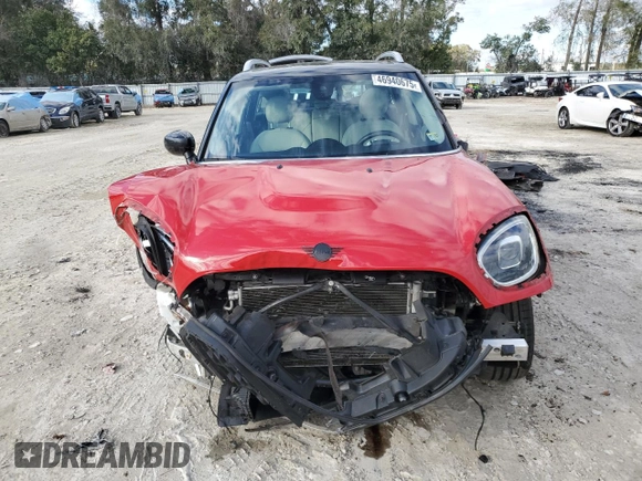 2023 MINI Countryman Cooper S with VIN WMZ83BR09P3P69405, listed as a Copart auction lot 46940675 with 55,377 mi miles and Non repairable. Bid and sale history available at DreamBid. Image 5.