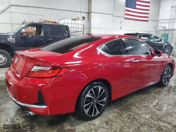 2016 Honda Accord Coupe EX with VIN 1HGCT1B73GA008717, listed as a Copart auction lot 44651805 with 41,092 mi miles and Clean Title. Bid and sale history available at carsss.com. Image 3.