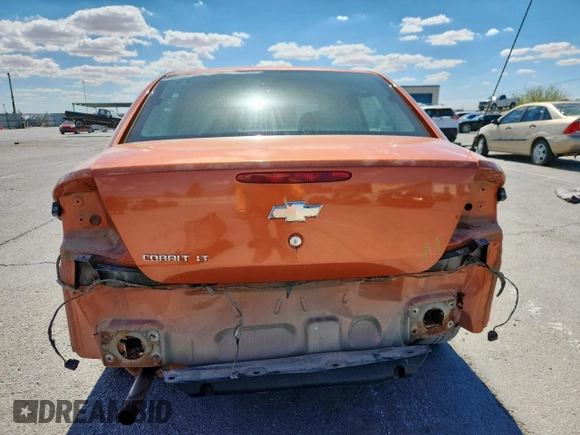 2007 Chevrolet Cobalt LT z VIN 1G1AL55FX77271678, wystawiony jako Copart lot #59574485 z przebiegiem 109 955 mil mil oraz Szkoda całkowita • Salvage title. Historia ofert i sprzedaży dostępna na DreamBid. Obrazek 6.