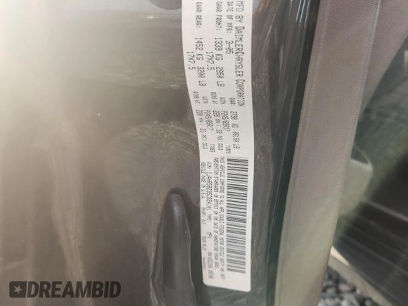 2005 Jeep Grand Cherokee Limited with VIN 1J4HR58235C654101, listed as a Copart auction lot 65961985 with 204,577 mi miles and Non repairable. Bid and sale history available at DreamBid. Image 13.