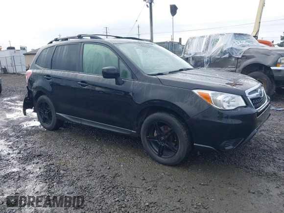 2015 Subaru Forester 2.5i Premium with VIN JF2SJADC8FG567560, listed as a IAAI auction lot 41296722 with 75,392 mi miles. Bid and sale history available at carsss.com. Image 1.
