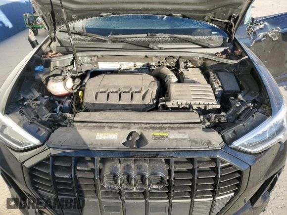 2022 Audi Q3 S line Premium Plus with VIN WA1EECF36N1019786, listed as a Copart auction lot 42395245 with 23,851 mi miles and Salvage Title. Bid and sale history available at carsss.com. Image 12.