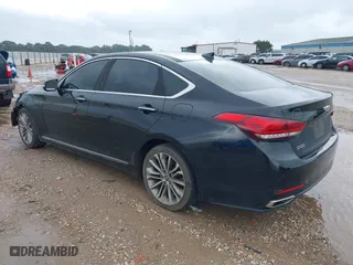 2016 Hyundai Genesis 3.8L with VIN KMHGN4JE3GU106717, listed as a IAAI auction lot 40319357 with 207,077 mi miles. Bid and sale history available at carsss.com. Image 3.